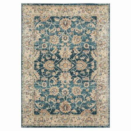 UNITED WEAVERS OF AMERICA 12 ft. 6 in. x 15 ft. Marrakesh Bey Cerulean Rectangle Rug 3801 30262 1215